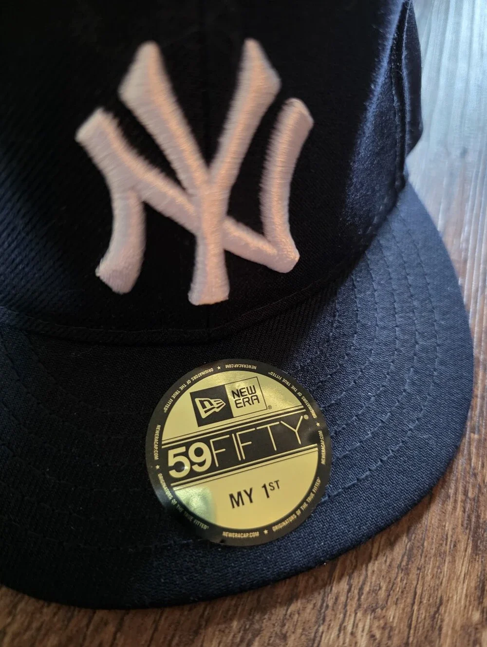 New York Yankees New Era 59FIFTY Fitted Hat - Black & White